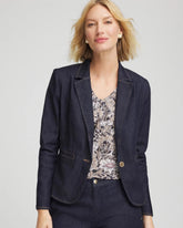 Chico's - Denim Peplum Blazer