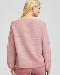 Chico's - Tonal Embroidered Boatneck Pullover Sweater