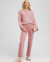 Chico's - Velveteen Pull-On Flared Jeans