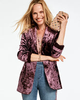 Chico's - Crushed Velvet Blazer