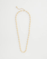 Chico's - Gold Bead Long Single-Strand Necklace