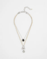 Chico's - Short Double Strand Pendant
