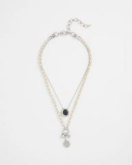 Chico's - Short Double Strand Pendant