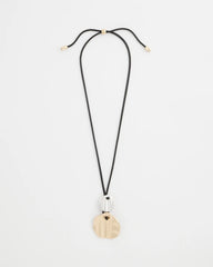 Chico's - Crinkle Mixed Metal Pendant