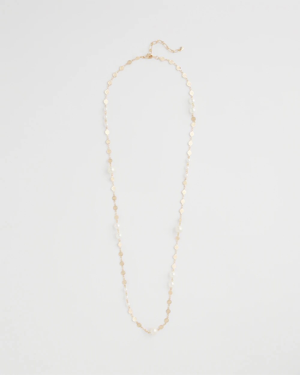 Chico's - Pearl and Link Necklace