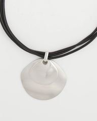 Chico's - Silver Pendant On Cord