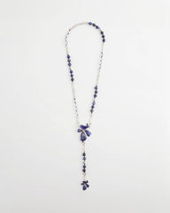 Chico's - Blue Flower Long Y-Necklace