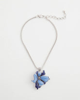 Chico's - Blue Flower Pendant