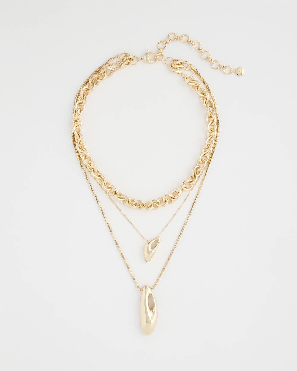 Chico's - Convertible Three-Strand Pendant Necklace