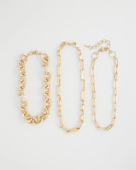Chico's - Convertible Three-Strand Chain Necklace