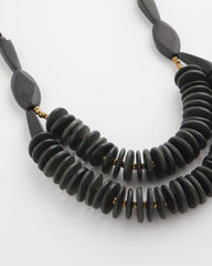 Chico's - SYLCA® x Chico's Black Disk Bead Statement Necklace