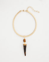Chico's - Tortoise Pendant Collar Necklace