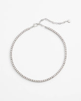 Chico's - Silver Tennis Necklace