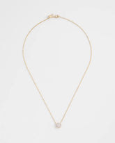 Chico's - Gold Tone Drop Stone Necklace