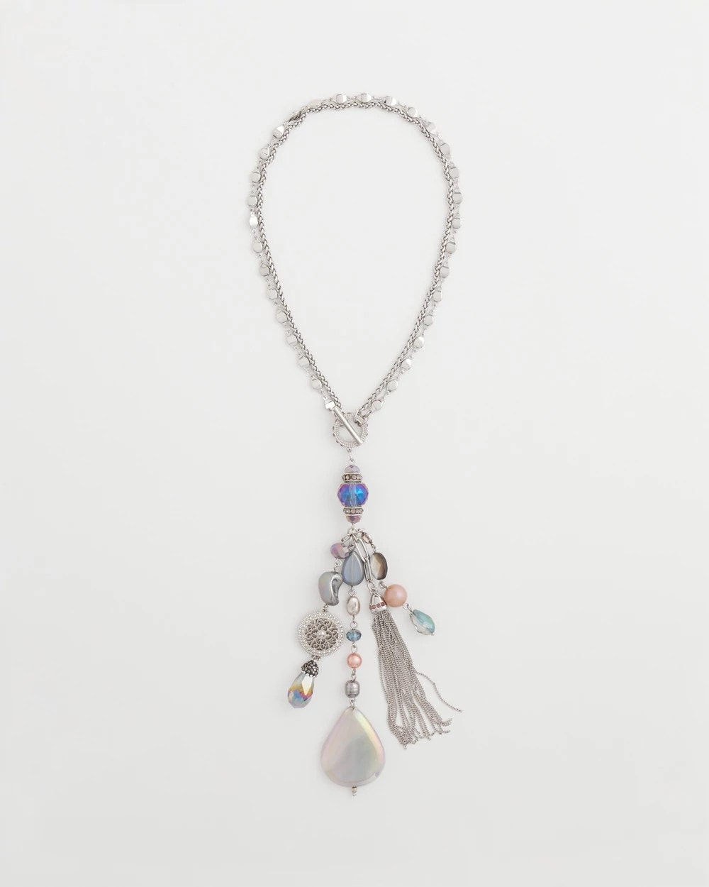 Chico's - Stone & Shell Twice As Nice Pendant
