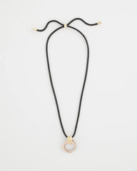 Chico's - Adjustable Tri-Tone Pendant Necklace