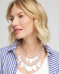 Chico's - Double Square Charm Pendant Necklace