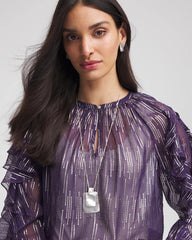 Chico's - Adjustable Square Pendant Necklace