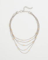 Chico's - Mixed Metal Multi-Strand Necklace