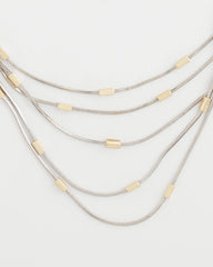 Chico's - Mixed Metal Multi-Strand Necklace