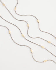 Chico's - Mixed Metal Double Strand Necklace