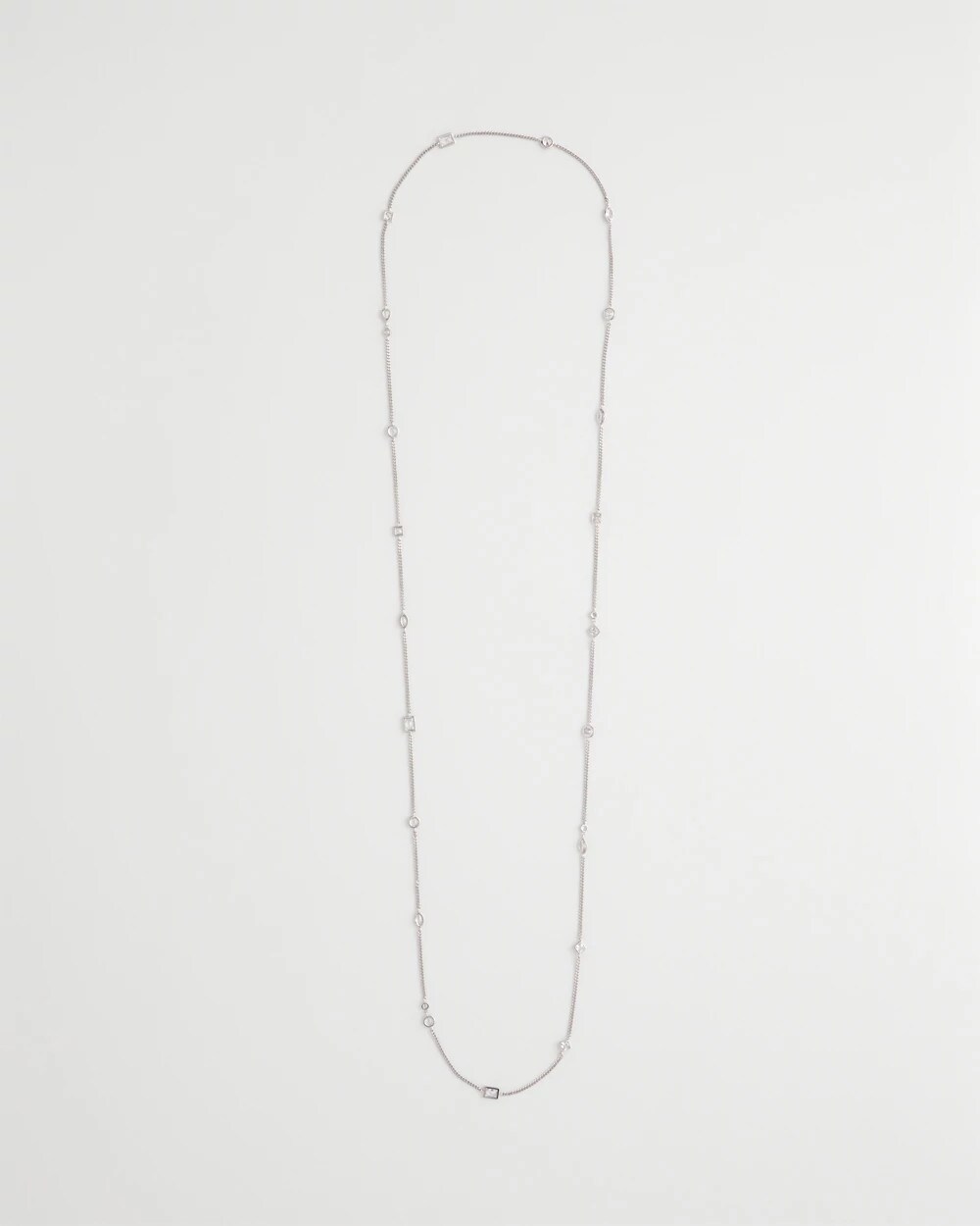 Chico's - Fine Crystal Long Chain Necklace