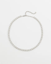 Chico's - Silvertone Tennis Necklace