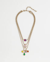 Chico's - Multi-Strand Gem Necklace