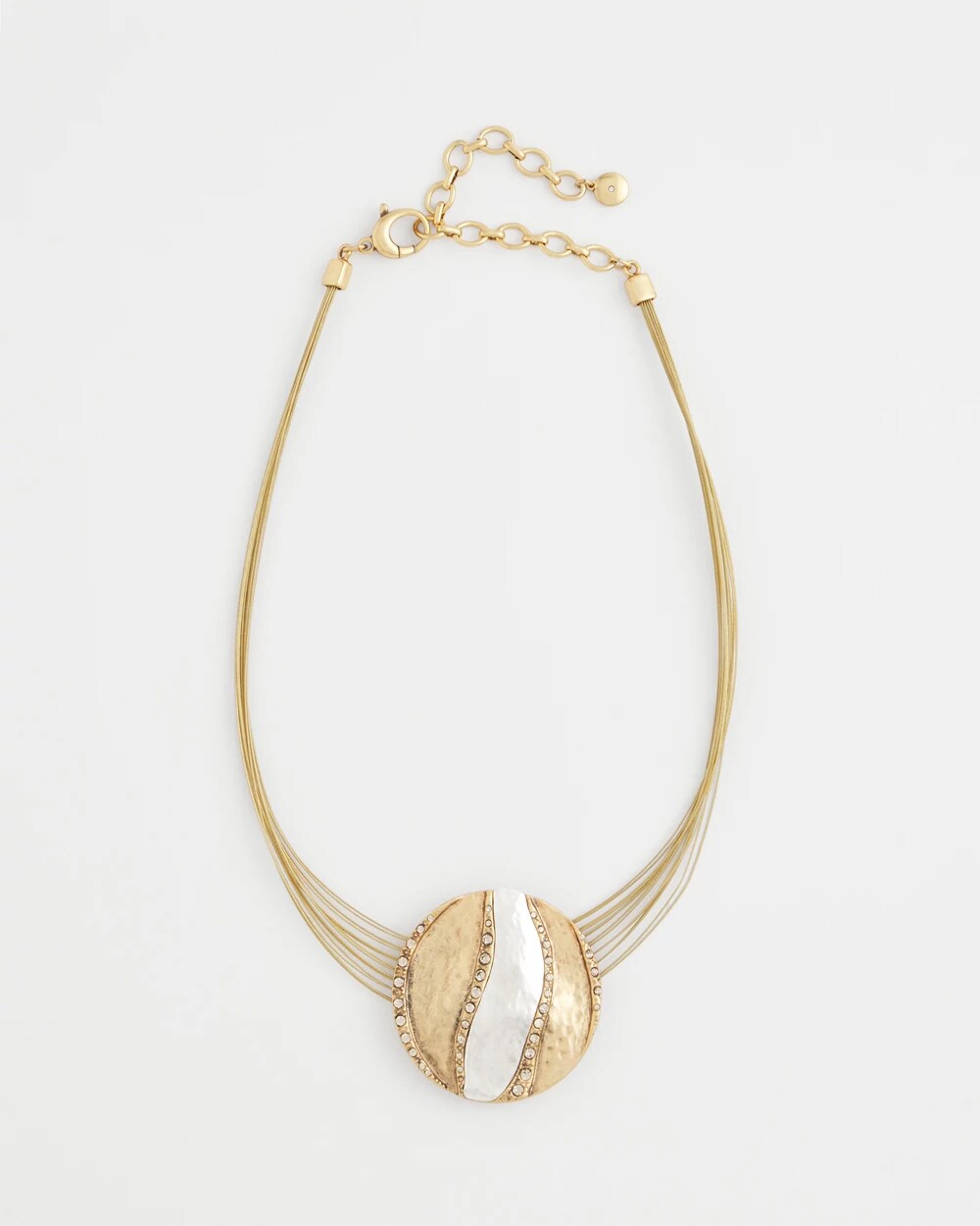 Chico's - Mixed-Metal Safari Pendant Necklace