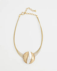 Chico's - Mixed-Metal Safari Pendant Necklace