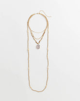 Chico's - Convertible Agate Pendant Necklace