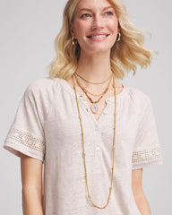 Chico's - Convertible Agate Pendant Necklace
