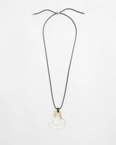 Chico's - Adjustable Lucite Pendant Necklace