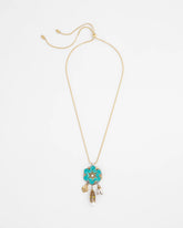 Chico's - Adjustable Flower Charm Pendant Necklace