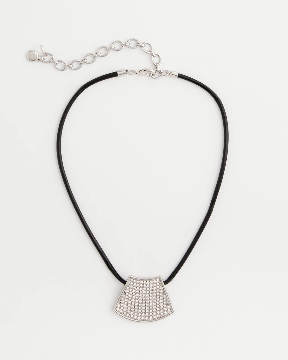 Chico's - Silver Glitz Pendant Necklace