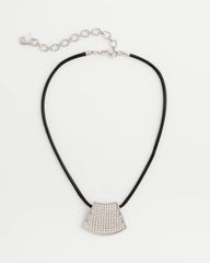 Chico's - Silver Glitz Pendant Necklace