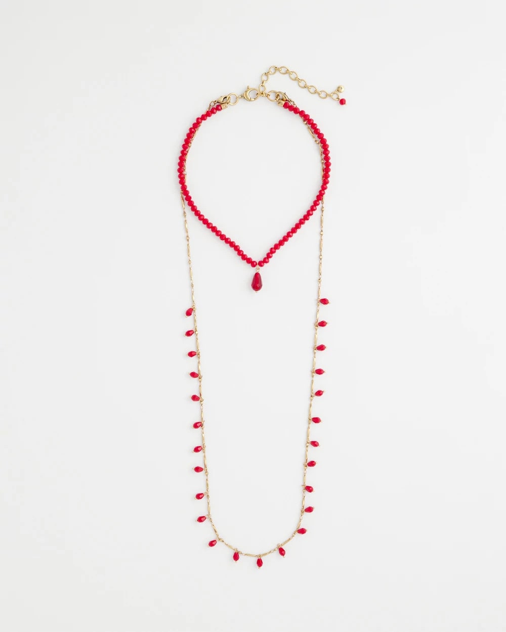 Chico's - Convertible Red Necklace