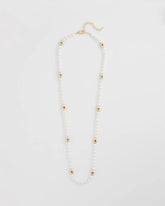 Chico's - Goldtone Faux Pearl Single-Strand Necklace