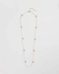 Chico's - Goldtone Faux Pearl Single-Strand Necklace