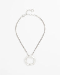 Chico's - Short Circle Pendant Necklace