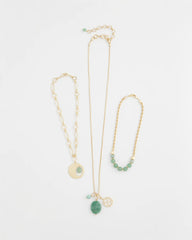 Chico's - Convertible Triple-Strand Pendant Necklace