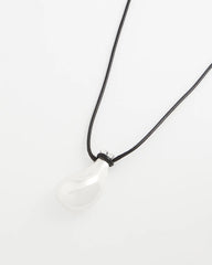 Chico's - Silvertone Adjustable Pendant Necklace