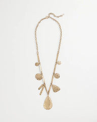 Chico's - Ash Gold Collection Charm Necklace