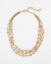 Chico's - Goldtone Nugget Collar Necklace