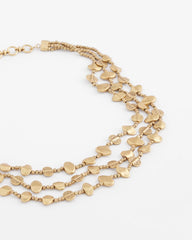 Chico's - Goldtone Nugget Collar Necklace