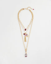 Chico's - Convertible Three-Strand Stone Pendant Necklace
