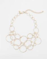 Chico's - Short Goldtone Multi-Strand Link Necklace