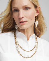 Chico's - Single Strand Modern Pearl Necklace