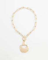 Chico's - Goldtone Toggle Pendant Necklace
