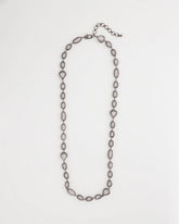 Chico's - Frosted Quartz Single Strand Necklace